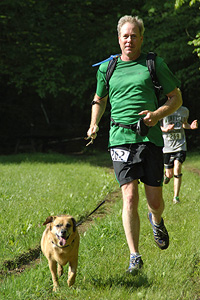 Dog and Runner