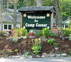 Camp Caesar Sign